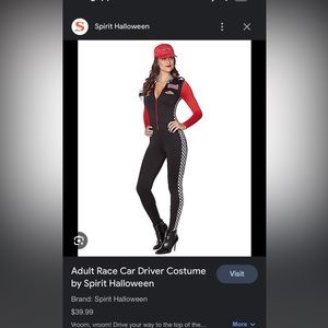 Adult Race Car Driver Halloween Costume